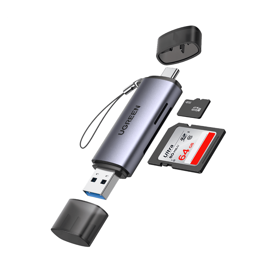 UGREEN 2-in-1 USB C OTG Card Reader