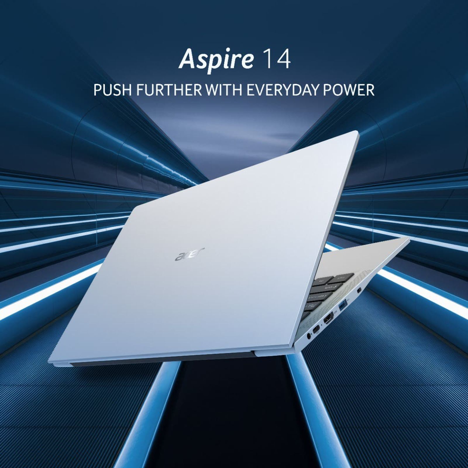 Buy Acer Aspire 14 Intel Core 5 210H 14th Gen Thin and Light Laptop (16GB, 512GB SSD, Windows 11 Home, 14 inch WUXGA IPS TFT LCD Display, MS Office 2021, Pure Silver, 1.44 KG) Online
