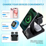 Portronics Bella 2 3 in 1 15W Magnetic Wireless Charging Station - Image 3