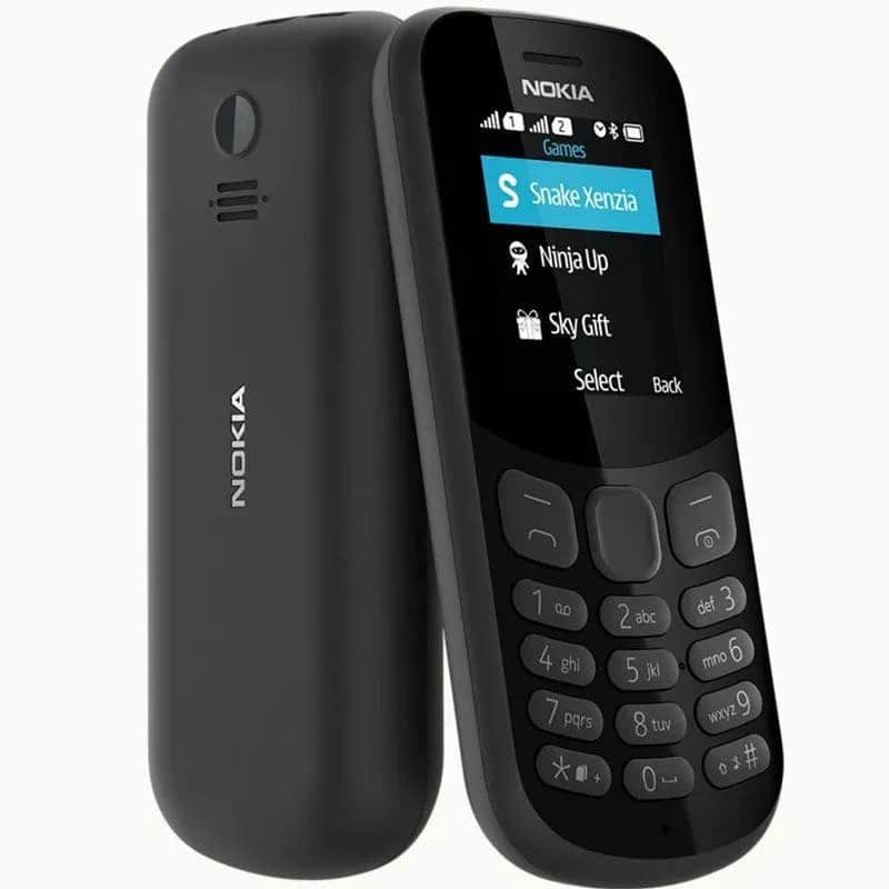 01-1-2.jpg Nokia 130 Dual Sim Keypad Mobile Phone - Image 1