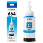 Epson 664 Cyan Ink Bottle (Original) – 70ml