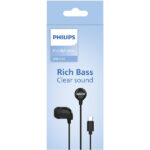 Philips TAE2146BK/00 USB-C In-Ear Wired Earphones - Image 4