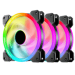 Superflow 120 Auto RGB Fans – 120mm Dual Light Loop LED, 14 Lighting Modes, Quiet Cooling - Image 2