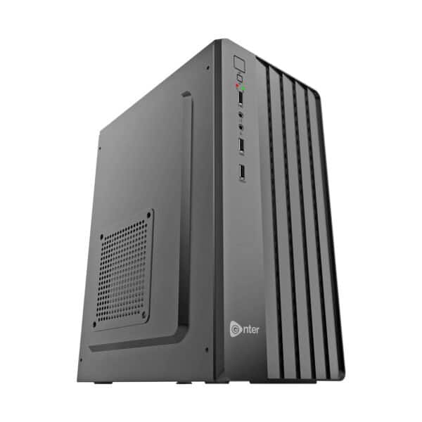 Enter Synergy Computer Case – Black, Without SMPS