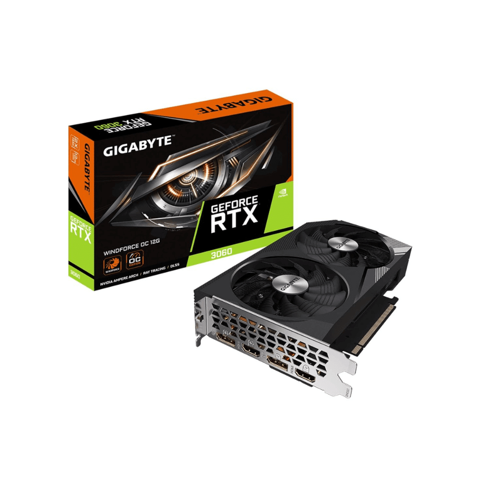 1-3.png GIGABYTE GeForce RTX 3060 WINDFORCE OC 12GB GDDR6 Graphics Card - Image 1