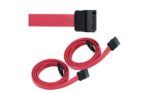 Storite 2 Pack Straight SATA III Data Cable Compatible for SATA HDD, SSD, CD Driver, CD Writer