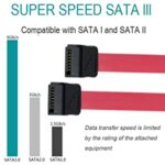 Storite 2 Pack Straight SATA III Data Cable Compatible for SATA HDD, SSD, CD Driver, CD Writer - Image 2