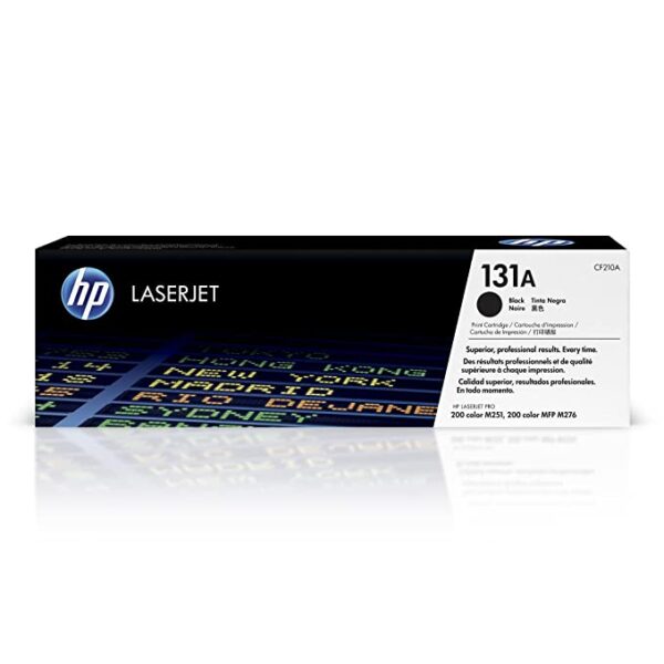 HP 131A Original LaserJet Toner Cartridge, Black