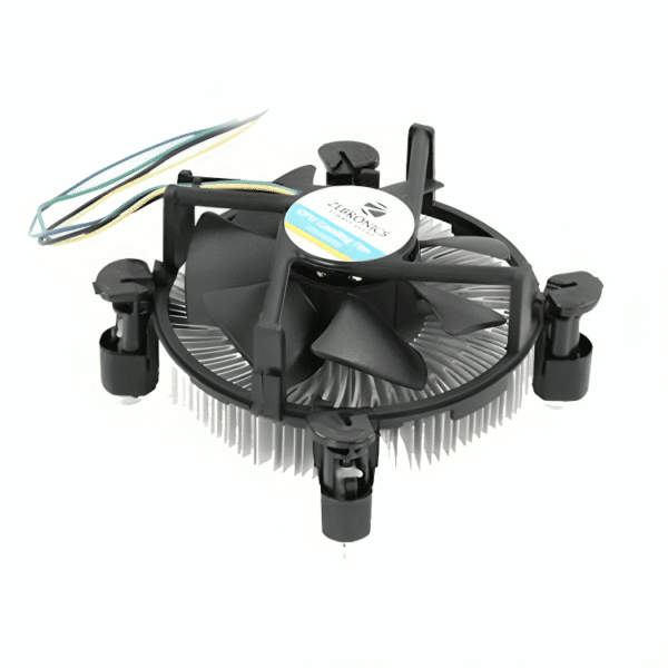 Zebronics ZEB MSC 200 CPU Cooling Fan – High Speed, Socket LGA 775/1150/1155/1156 Support, Black