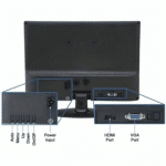 Enter 15.4 Inch Full HD Monitor (E-MO-A06), 3ms Response Time, 60Hz Refresh Rate - Image 3