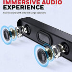 Honeywell Moxie V500 10W Portable USB Wired Soundbar Speaker for PC & Desktop - Image 6