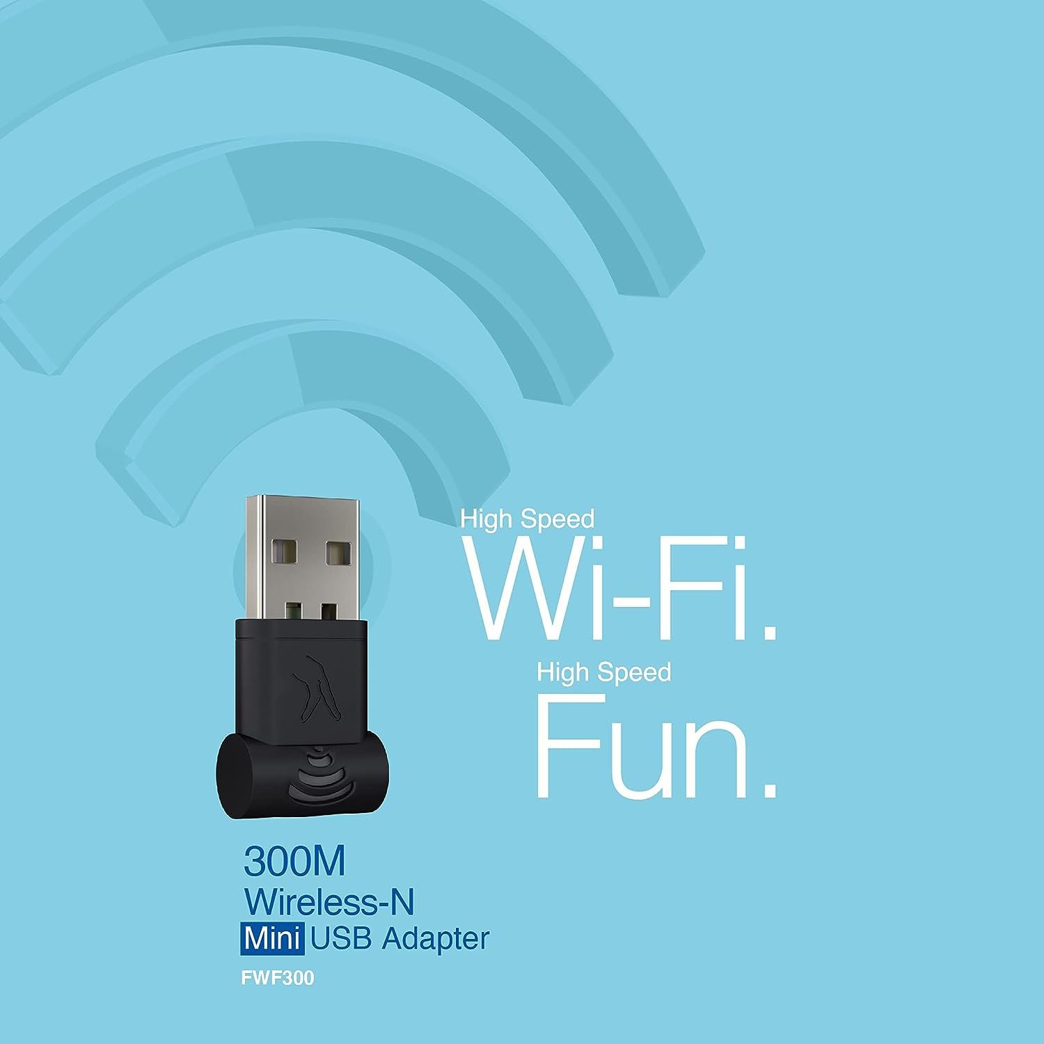 2-7.jpg FINGERS FWF300 Wi-Fi USB Adapter, Nano-Sized, High Speed, 300 Mbps - Image 2