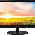 LG 19.5″ HD (1366 x 768) TN Panel Monitor with HDMI & VGA Port, Wall Mount, 3 Year Warranty – 20M39H (Black)