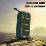 Dyanora Thunder DY-BT6-01 6W Bluetooth Speaker Ultra Clear Audio & Passive bass Radiator, Bluetooth V5.0, Upto 7 hrs of Play time (Green – Yellow) - Image 5