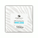 Zebronics ZEB MSC 200 CPU Cooling Fan – High Speed, Socket LGA 775/1150/1155/1156 Support, Black - Image 3