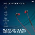 HRX X-Wave 350R Wireless Neckband with 40 Hours Battery - Image 4