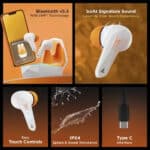 boAt Immortal 121 TWS Wireless Gaming In Ear Earbuds - Image 4