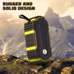 Dyanora Thunder DY-BT10-01 10W (2 * 5W) Bluetooth Speaker Ultra Clear Audio & Passive bass Radiator, Bluetooth V5.0, Upto 7 hrs of Play time (Black – Yellow) - Image 5