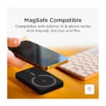 Qubo MagZap X1 5000 mAh Magnetic Magsafe Wireless Power Bank - Image 4