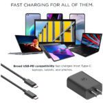 Motorola Turbo Power 68W USB-C Charger with 6.5 AMP USB-C Cable - Image 4