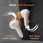 boAt Immortal 121 TWS Wireless Gaming In Ear Earbuds - Image 5