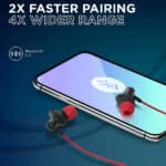 HRX X-Wave 350R Wireless Neckband with 40 Hours Battery - Image 5