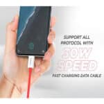 Intex USB Data Cable Speed 30W Type C Red - Image 5