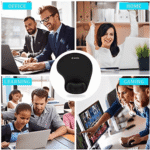 Mouse Pad with Wrist Rest – Lycra Cloth Nonslip - Image 6