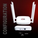 COFE CF-4G 903 Pro WiFi-6 4G SIM VPN Router – 300Mbps Speed, Type-C, No Configuration Needed, 4 Antenna, Connect 32+ Devices - Image 3
