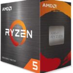 AMD 5000 Series Ryzen 5 5600X Desktop Processor 6 cores 12 Threads 35 MB Cache 3.7 GHz Upto 4.6 GHz AM4 Socket 500 Series Chipset (100-100000065BOX)