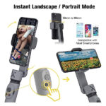 Zhiyun Smooth X Selfie Stick 2 Axis Phone Gimbal Stabilizer for Smartphone & iPhone - Image 6