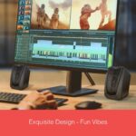 FINGERS FunBeats USB Multimedia Speaker – 6W 2.0 Channel, Powerful Bass, Black - Image 7