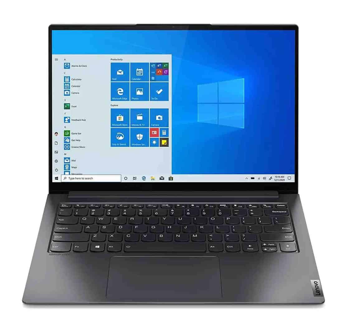 611YmbrCxQL._SL1080_-1.jpg Lenovo Yoga Slim7 Pro Intel Evo i5 11320H 14″(35.56cm) 2.8K IPS 400Nit Laptop(16GB/512GB SSD/90Hz Refresh/Win 11/Office 2021/Backlit KB/3Yr Warranty/Alexa/3 month Game Pass/Slate Grey/1.3Kg)82NC00FSIN - Image 1