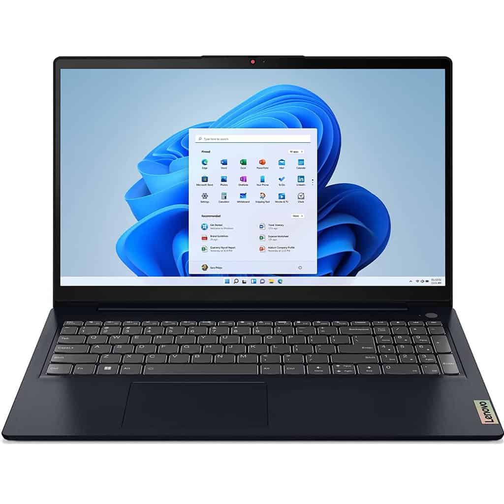 611g68-YRtL._SL1500_-2.jpg Lenovo IdeaPad Slim 3 2022 Intel Core i3 12th Gen 15.6″ (39.62cm) FHD Laptop (8GB/512GB SSD/Win 11/Office 2021/2 Year Warranty/Alexa Built-in/3 Month Game Pass/Abyss Blue/1.63Kg), 82RK007JIN - Image 1