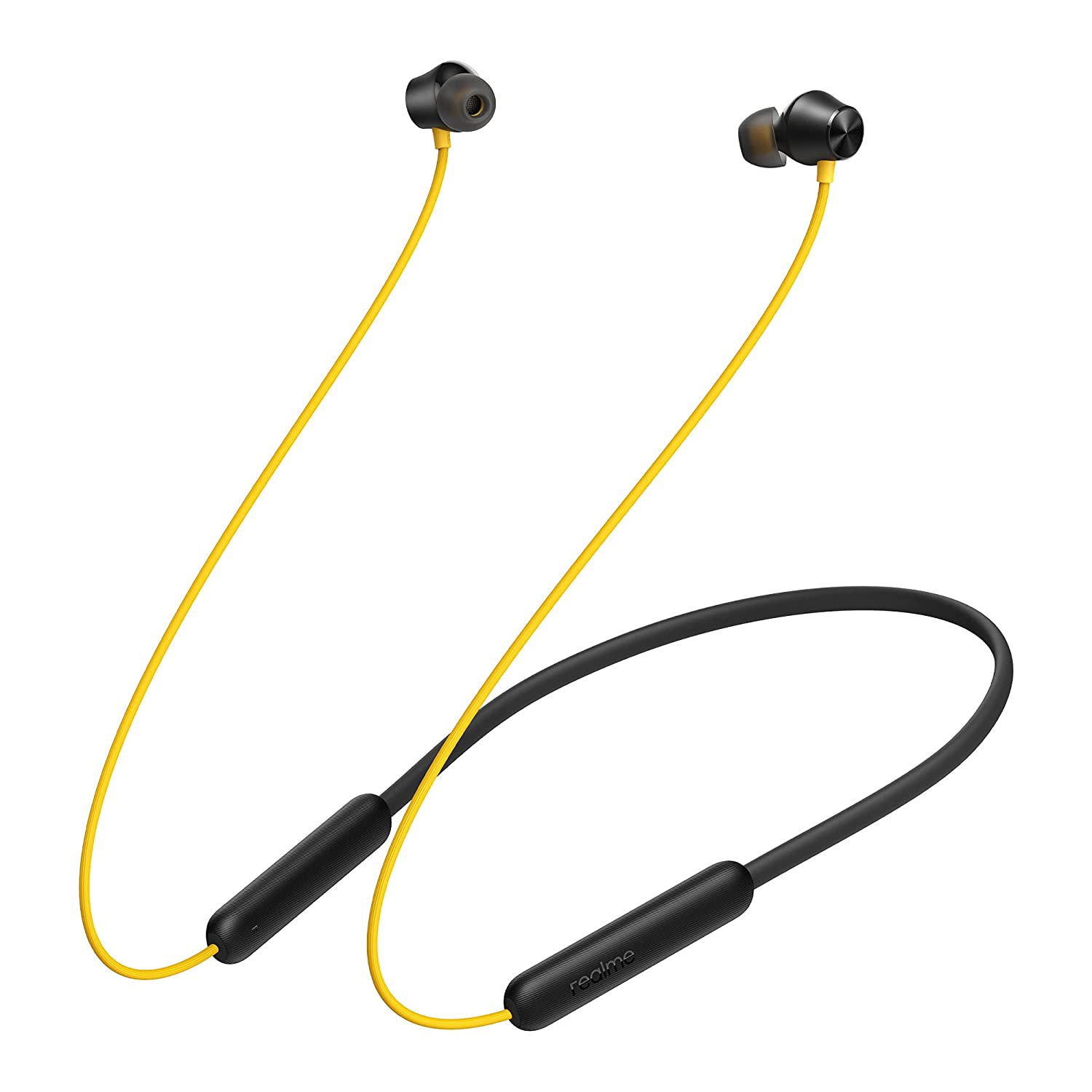 613f5q7T6S._SL1500_.jpg realme Buds Wireless 2 Neo Bluetooth in Ear Earphones with Mic, Fast Charging & Up to 17Hrs Playtime (Black) - Image 1