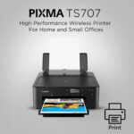 Canon PIXMA TS707 Single Function Wireless Inkjet Color Photo Printer (Black) - Image 7