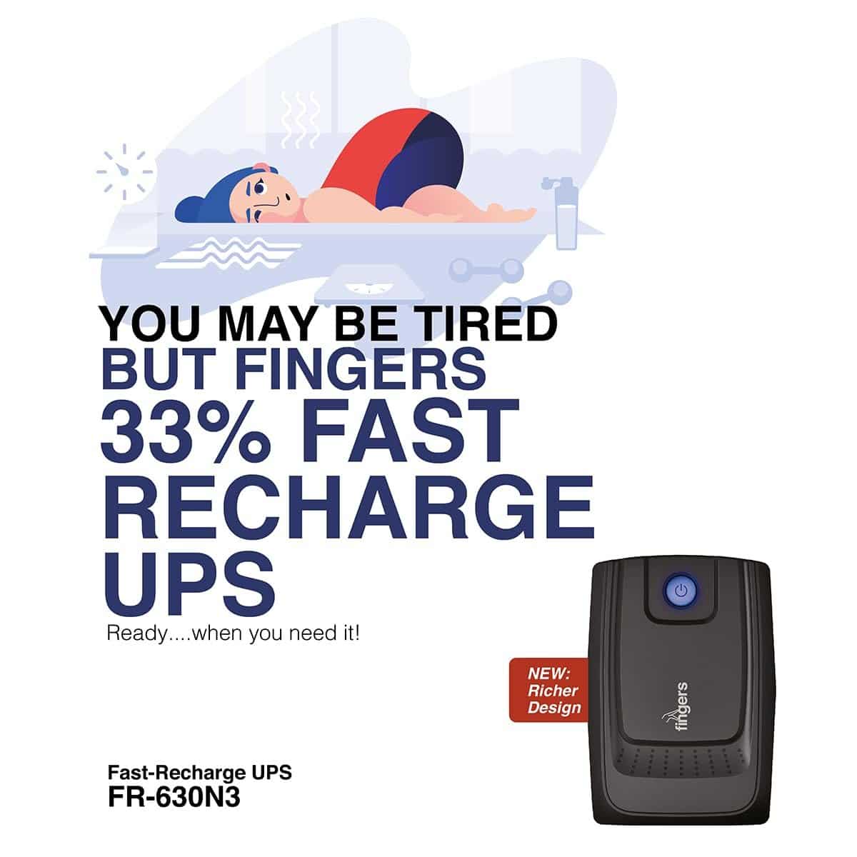614FcNuVhPL._SL1200_.jpg FINGERS FR-630N3 Fast Recharge Line Interactive UPS Power Protection (600 VA / 360 W) - Image 4