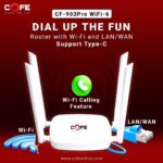 COFE CF-4G 903 Pro WiFi-6 4G SIM VPN Router – 300Mbps Speed, Type-C, No Configuration Needed, 4 Antenna, Connect 32+ Devices - Image 8