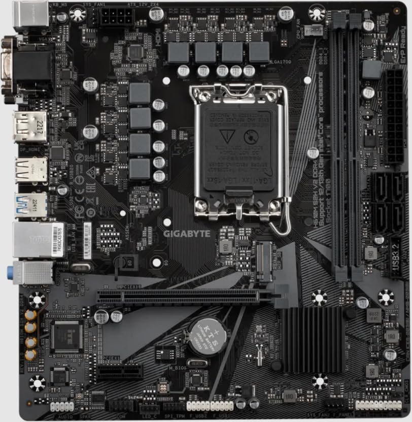 61A6K88gS3L.jpg Gigabyte H610M K DDR4 Motherboard (Supports 12th Gen Processor) - Image 3