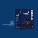 FINGERS Joshhh Wooden encased Multimedia 2.1 Speaker [Deep Bass 20 Watts | Remote Control | LED Light Effects | Bluetooth, FM Radio, USB, MicroSD, AUX (RCA)] - Image 8