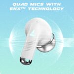 boAt Immortal 101 TWS Earbuds with Beastᵀᴹ Mode(40ms Low Latency), 30 HRS Playtime, Blazing LEDs, Quad Mics with ENxᵀᴹ Tech, ASAPᵀᴹ Charge & BTv5.3 - Image 8