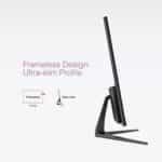 FINGERS Satin-2150 21.45″ FHD 100Hz Frameless LED Monitor (Black) - Image 3