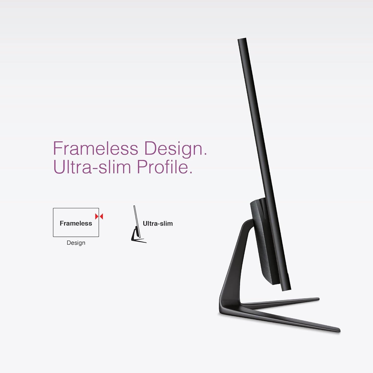 61L7HAPBwQL._SL1500_.jpg FINGERS Satin-2150 21.45″ FHD 100Hz Frameless LED Monitor (Black) - Image 3