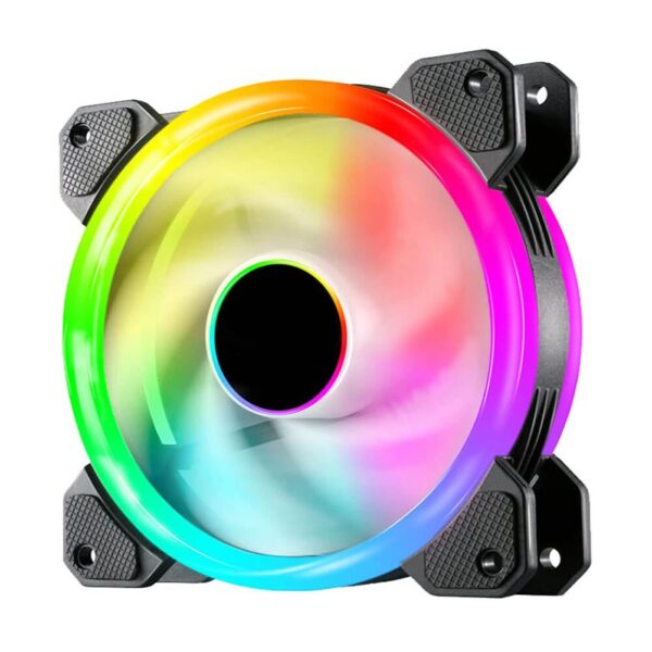 Superflow 120 Auto RGB Fans – 120mm Dual Light Loop LED, 14 Lighting Modes, Quiet Cooling