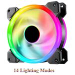 Superflow 120 Auto RGB Fans – 120mm Dual Light Loop LED, 14 Lighting Modes, Quiet Cooling - Image 8