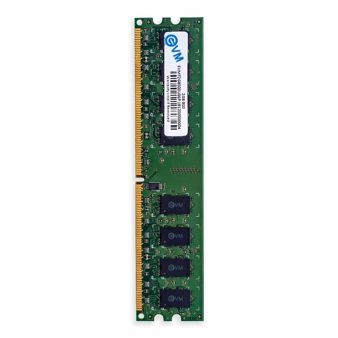 61m1HVbz0JL._SL1100_.jpg EVM 2GB DDR2 Desktop RAM, 800MHz DIMM Memory – Faster and Reliable Computing with 10 Year Warranty - Image 1