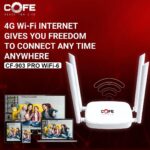 COFE CF-4G 903 Pro WiFi-6 4G SIM VPN Router – 300Mbps Speed, Type-C, No Configuration Needed, 4 Antenna, Connect 32+ Devices - Image 4