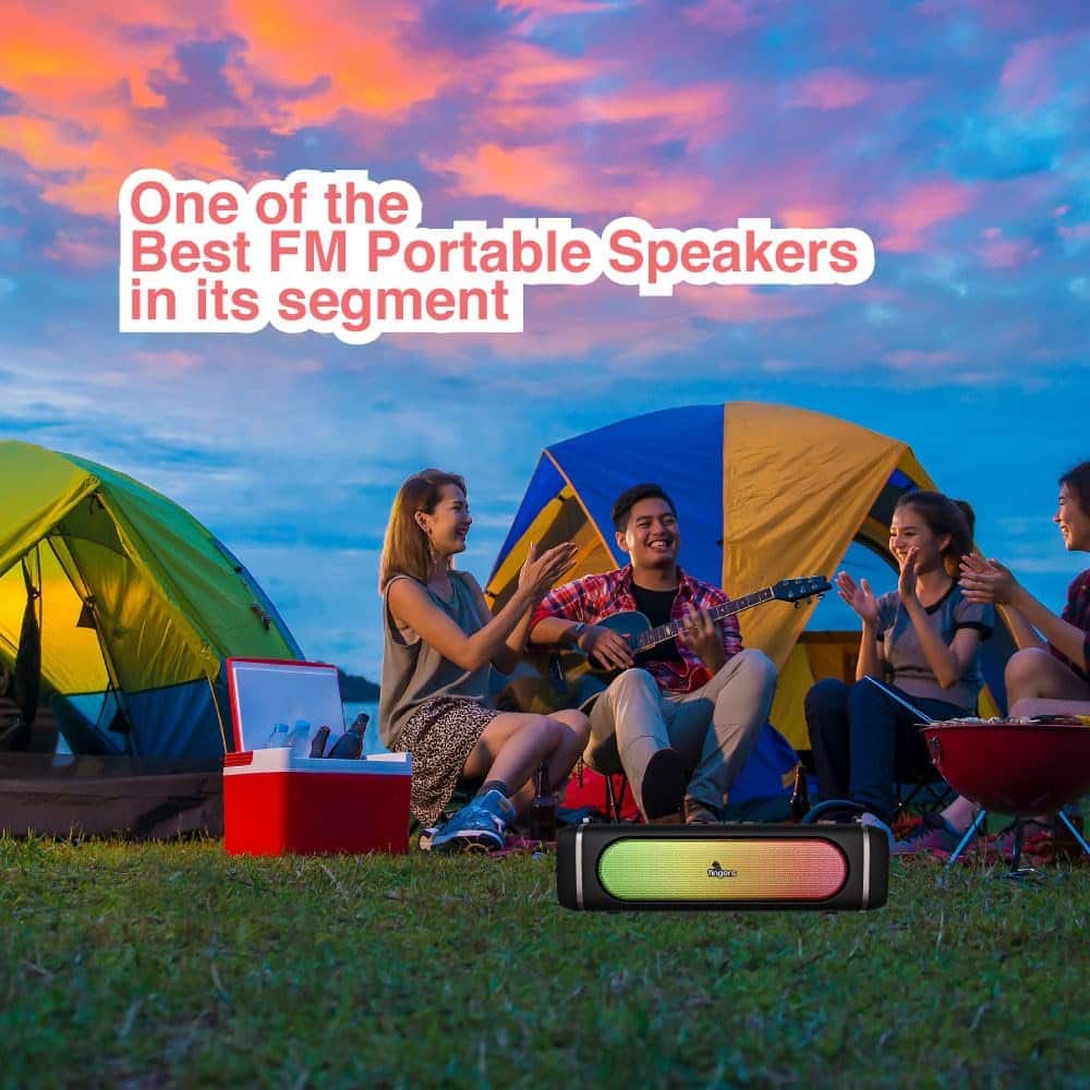 61t9KEIcfSL._SL1000_.jpg FINGERS SoundPower-20 Bluetooth Portable Speaker (Black) - Image 7