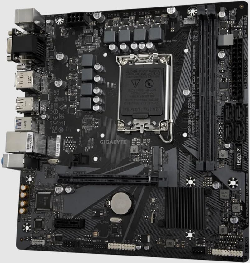 61xmywh8b9L.jpg Gigabyte H610M K DDR4 Motherboard (Supports 12th Gen Processor) - Image 6