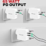 Honeywell Zest Charger GaN 65WUltra-Fast Charging Compatible with iPhone, MacBook Air, iPad Pro, Galaxy, Laptops - Image 6